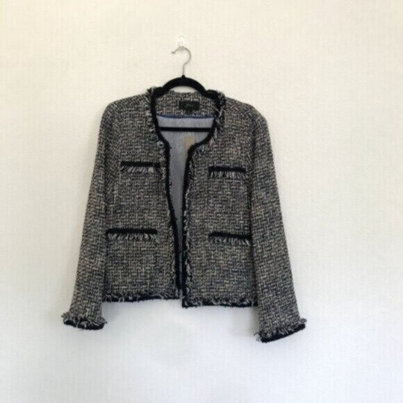 J. Crew Lady Tweed Jacket Multi Color Size 14 NWT - Picture 3 of 10